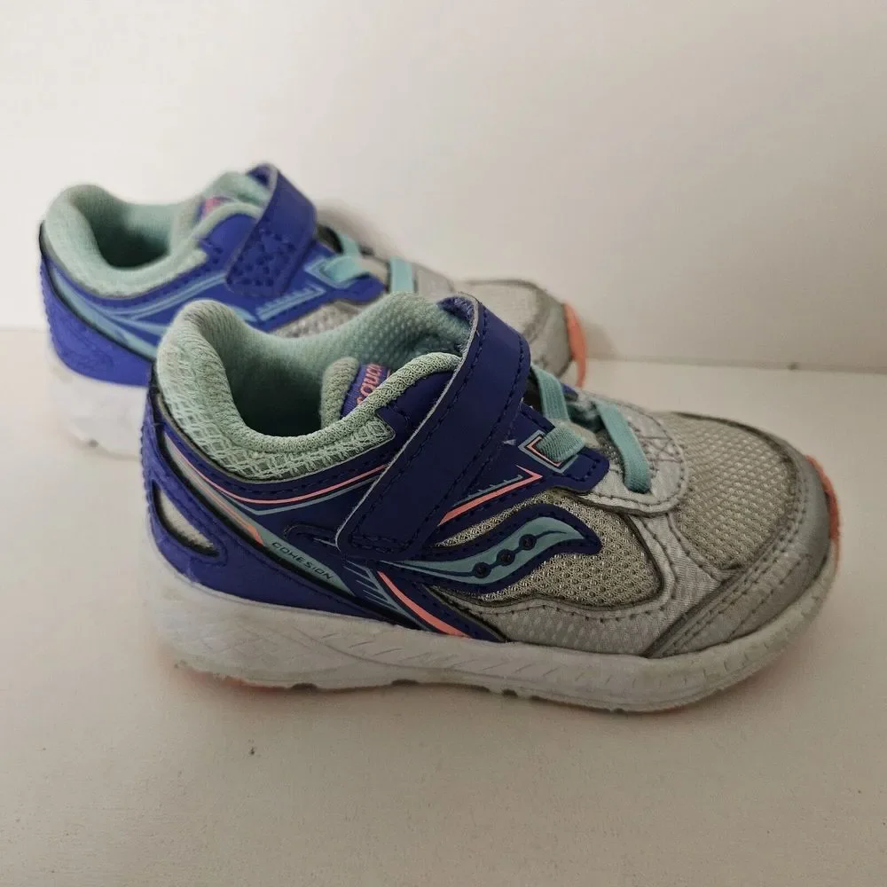 Saucony Size 6 Unisex Cohesion 14 A/C Jr. Sneaker‎ Shoes SL165549